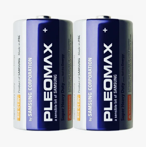 Батарейка Samsung Pleomax R14-25 C 2шт запайка/70